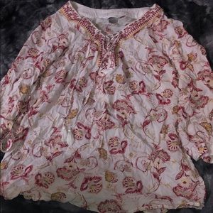 White long sleeve blouse